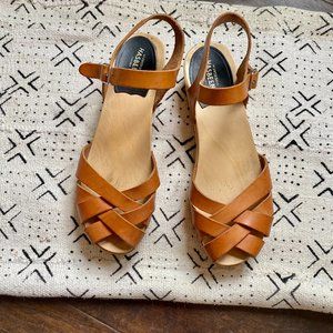 Swedish Hasbeens Magdalena Sandal size 38